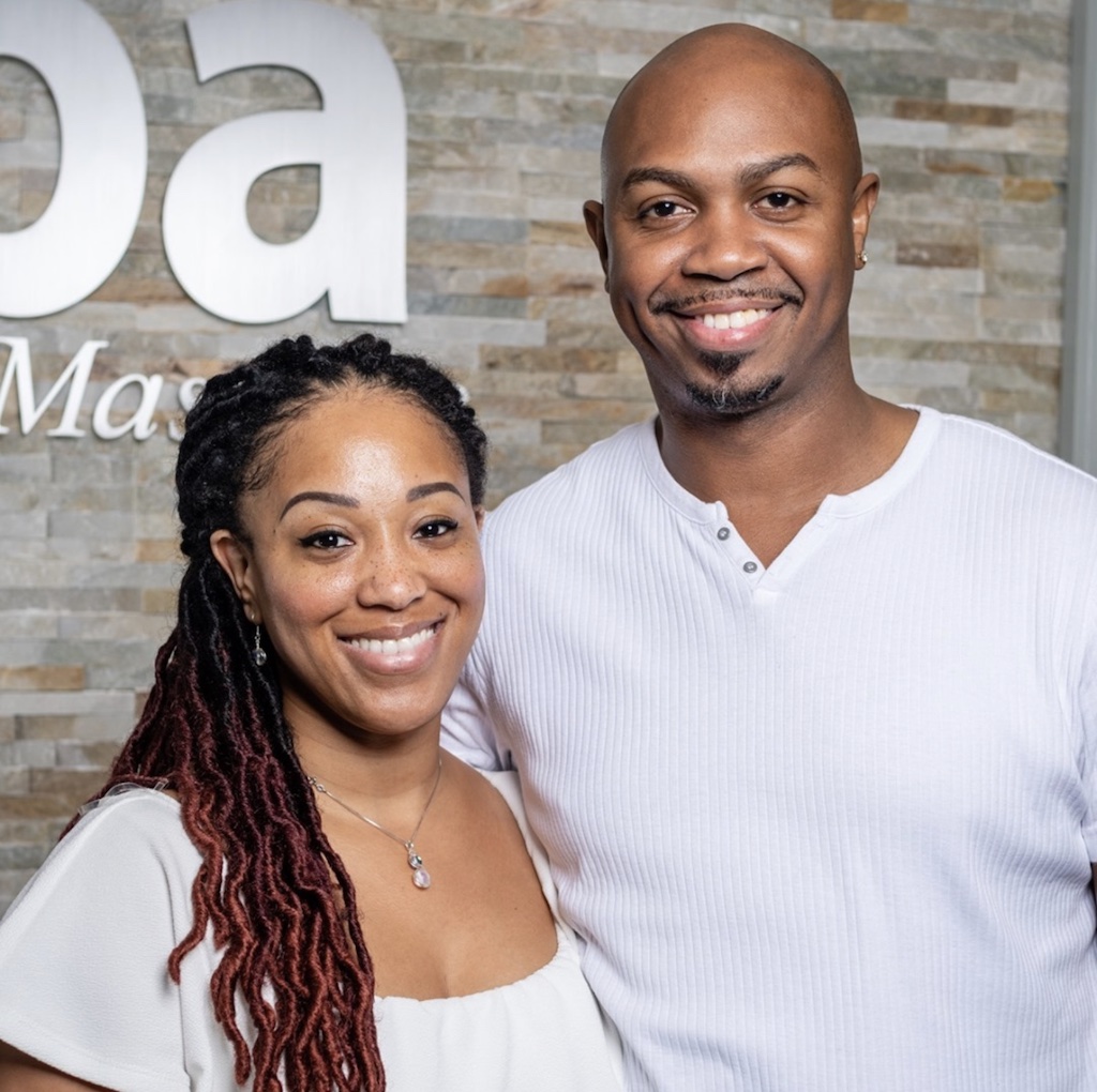 C3 Wellness Spa owners, Crystal and Marcus